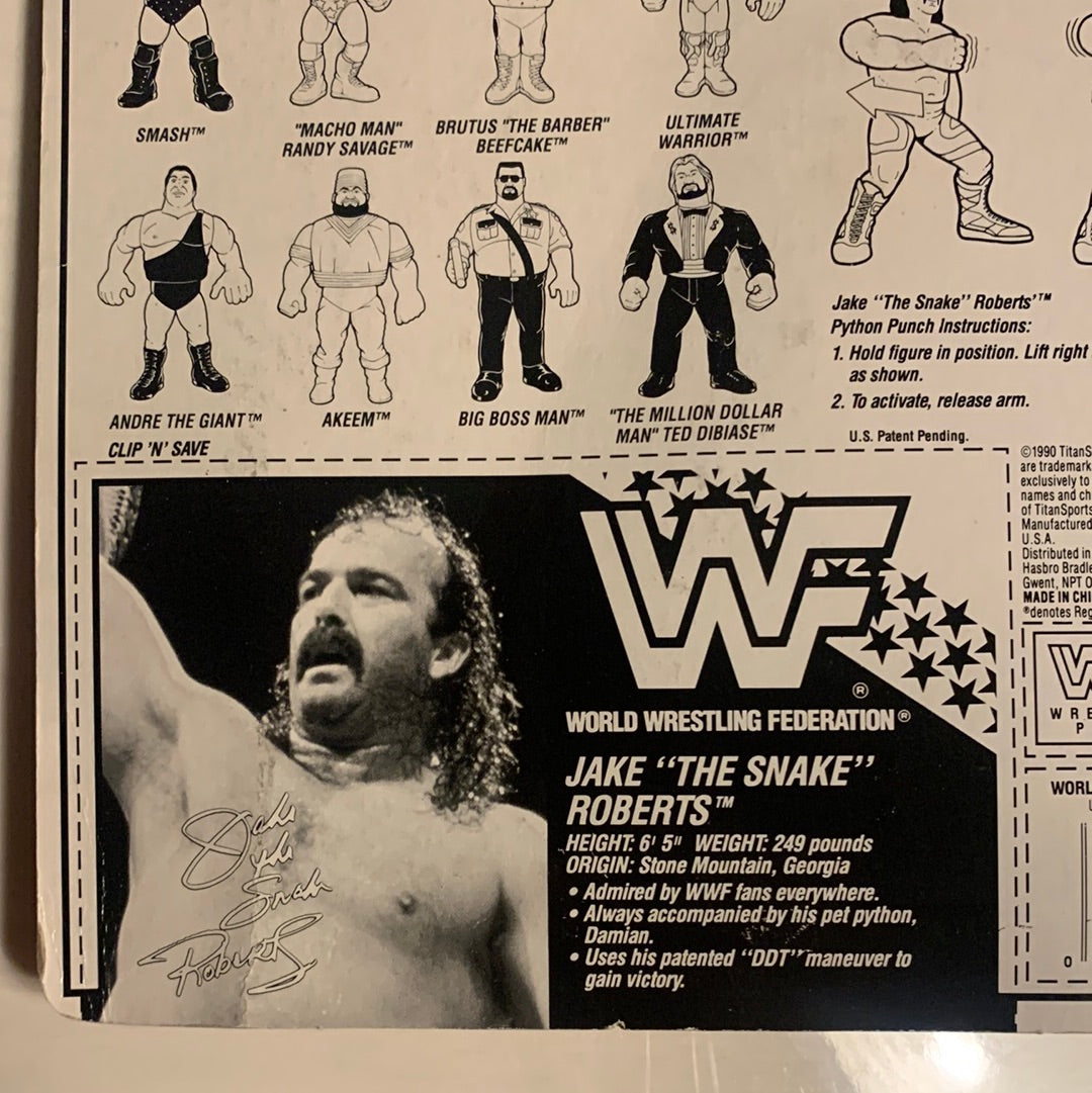 Jake The Snake Roberts Series 1 WWF Hasbro