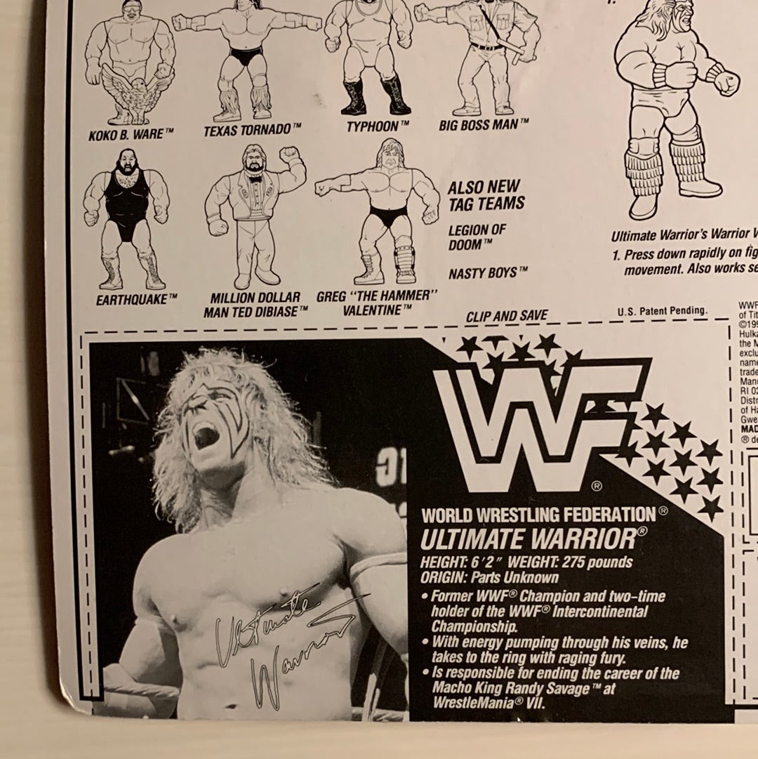 Ultimate Warrior Series 3 WWF Hasbro