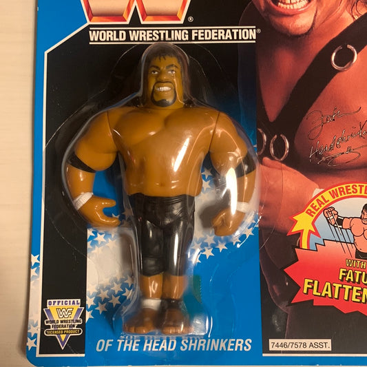 Fatu the Headshrinker Series 10 WWF Hasbro
