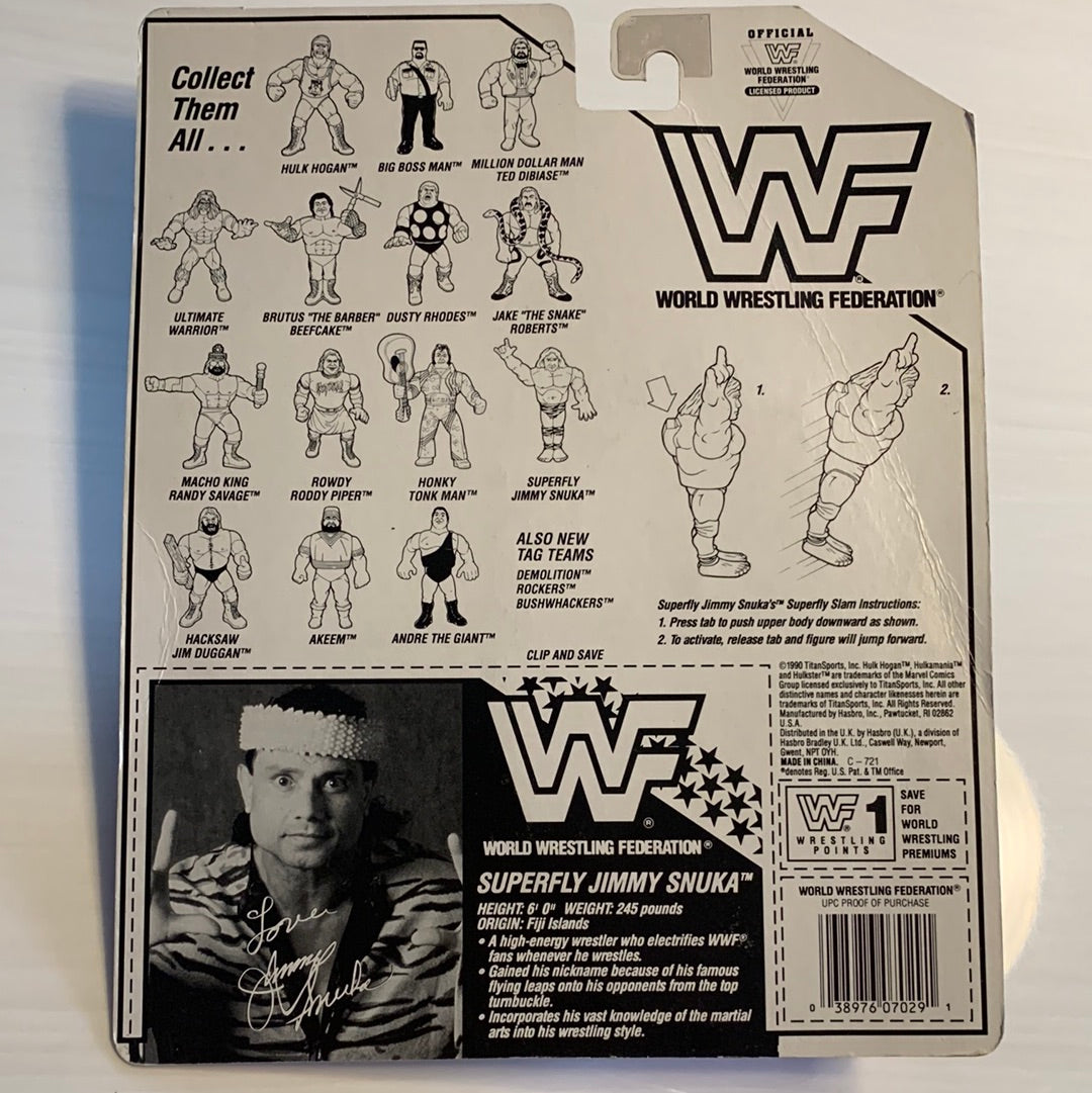Superfly Jimmy Snuka Series 2 WWF Hasbro