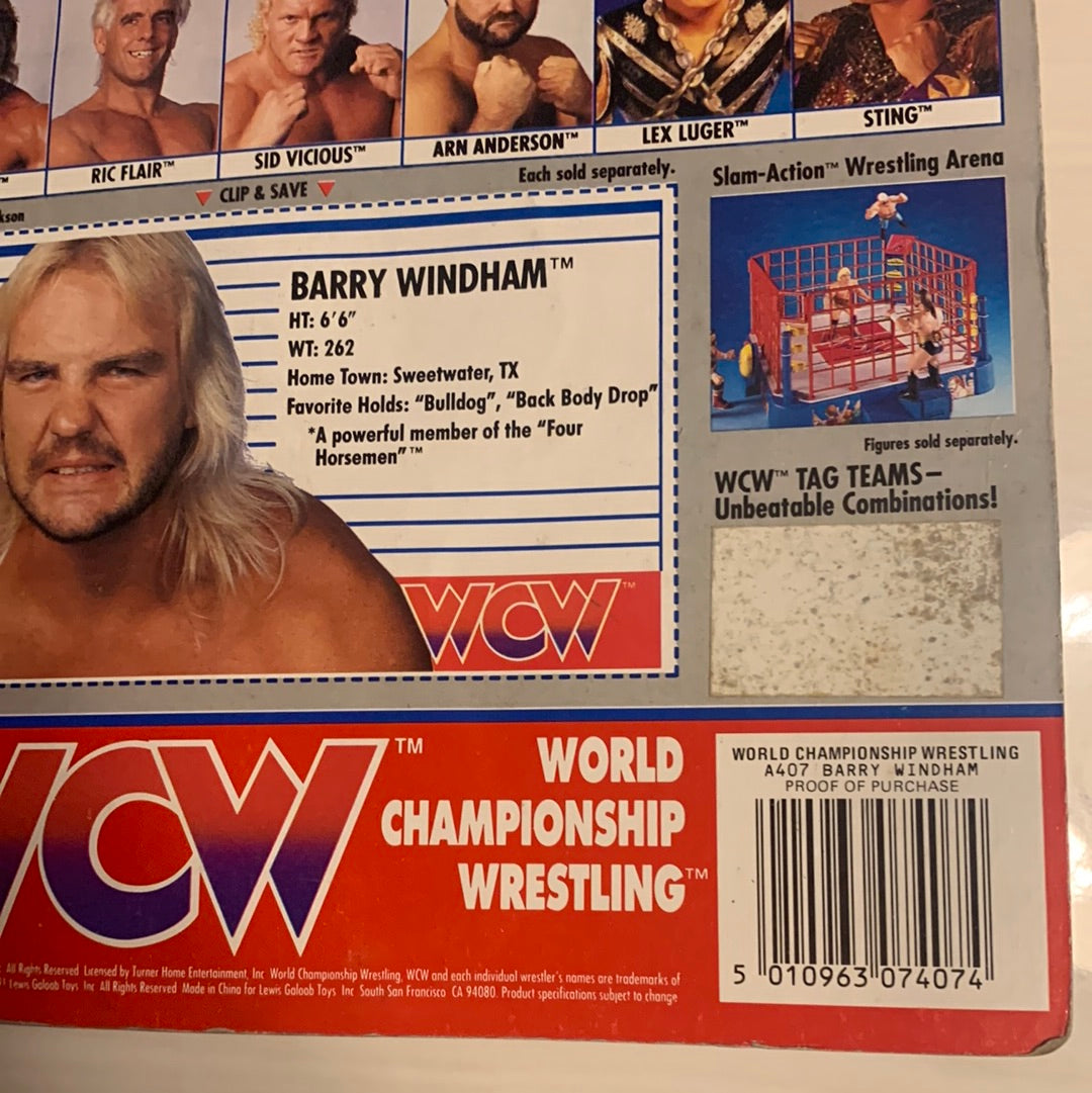 Barry Windham WCW Galoob Blue Trunks UK Exclusive