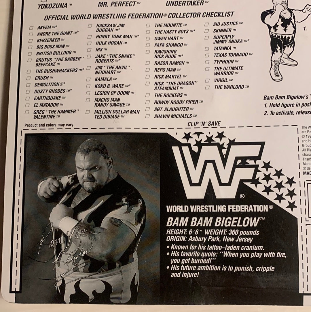 Bam Bam Bigelow Series 8 WWF Hasbro