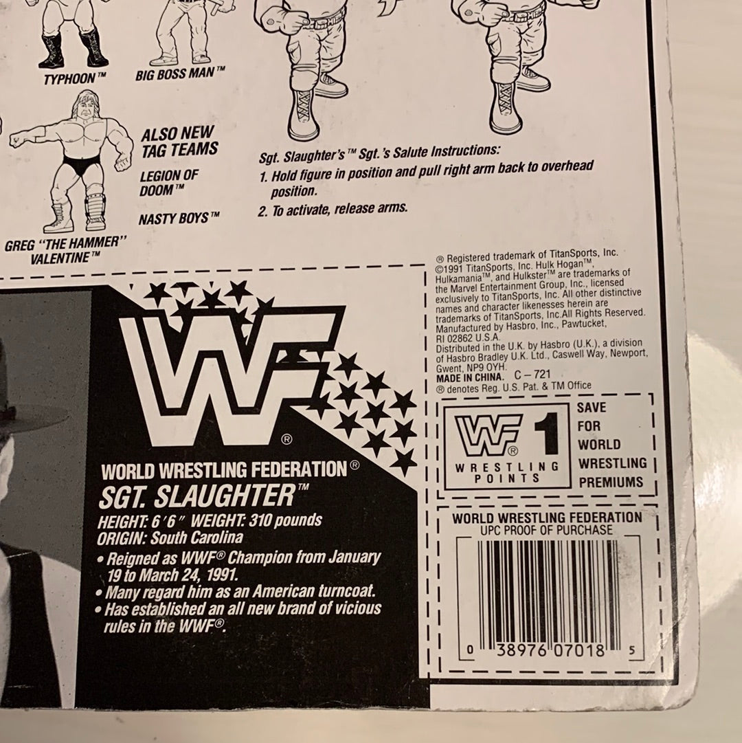 Sgt Slaughter Series 3 WWF Hasbro