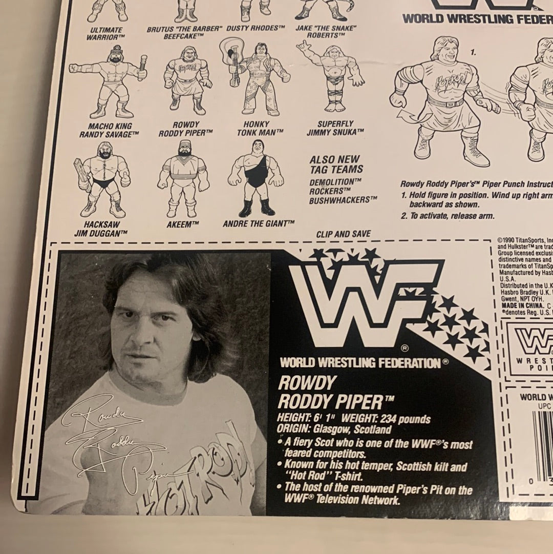 Rowdy Roddy Piper Series 2 WWF Hasbro