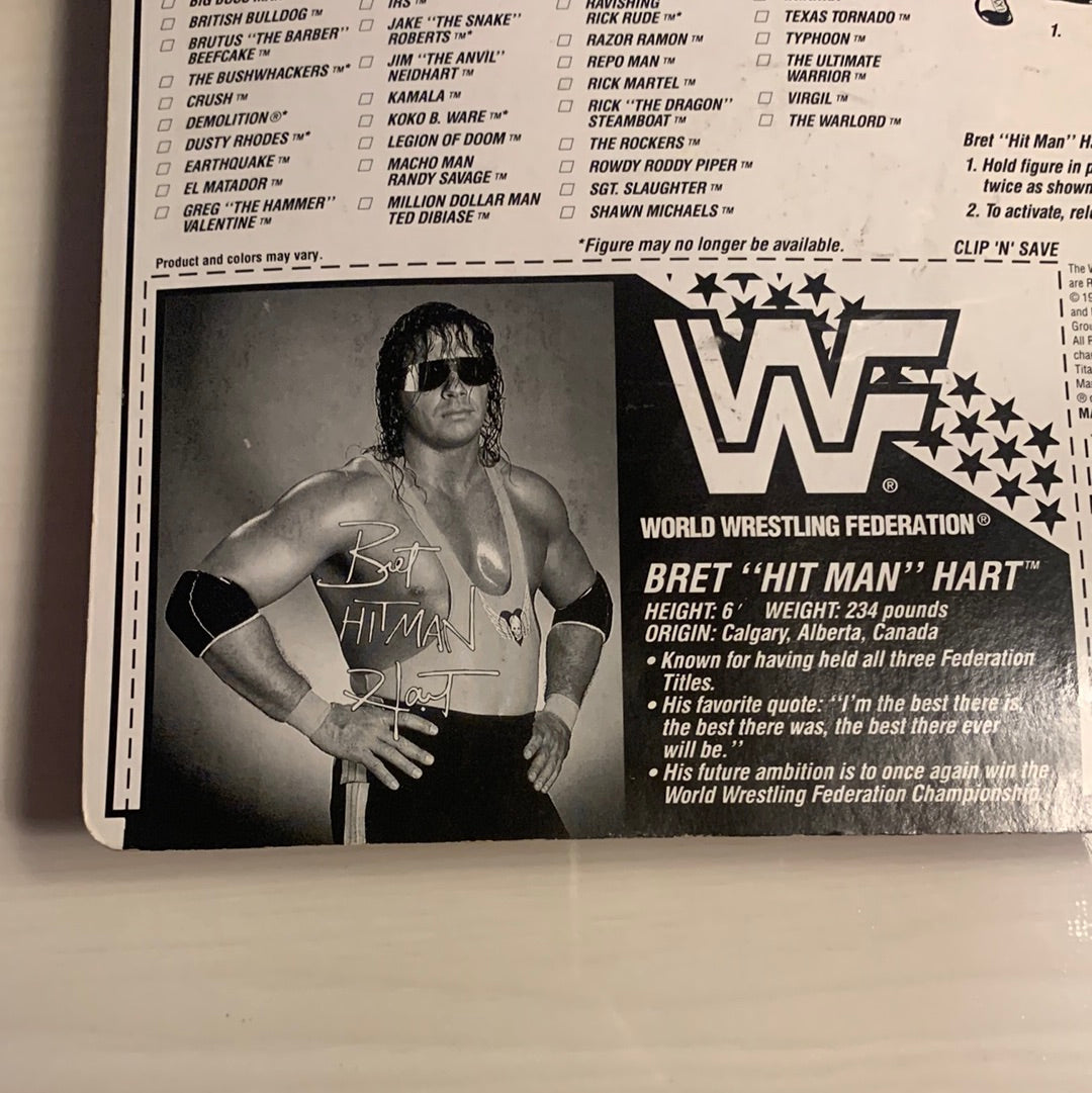 Bret the Hitman Hart Series 8 WWF Hasbro