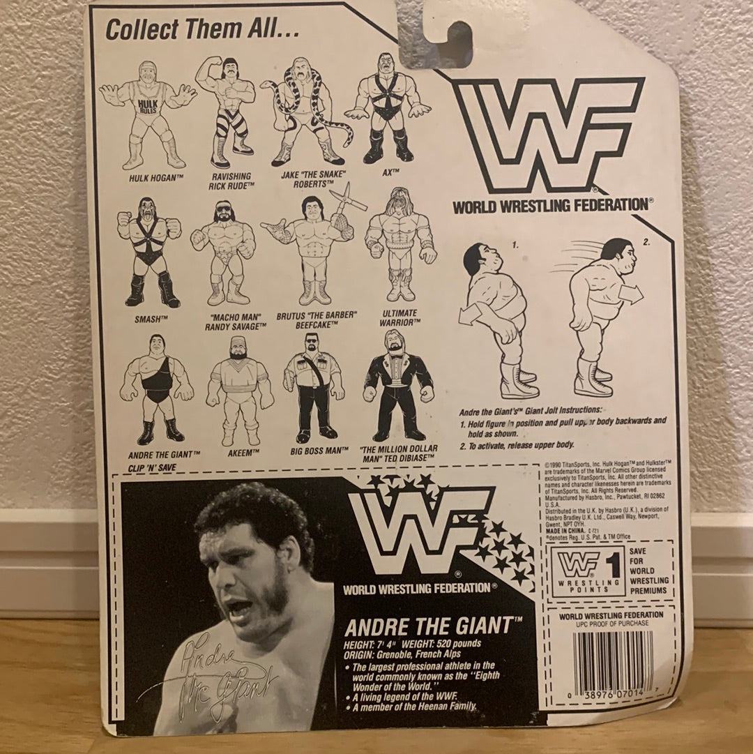 Andre The Giant Series 1 WWF Hasbro