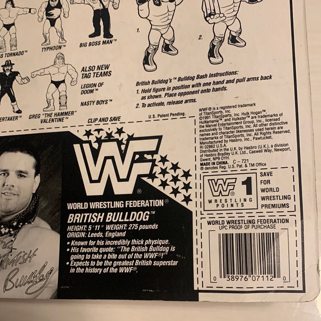 British Bulldog Series 4 WWF Hasbro