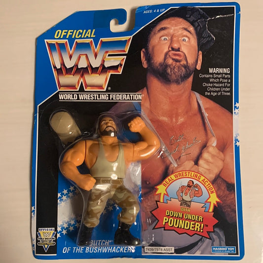 Butch and Luke the Bushwhackers 2 figure set WWF Hasbro