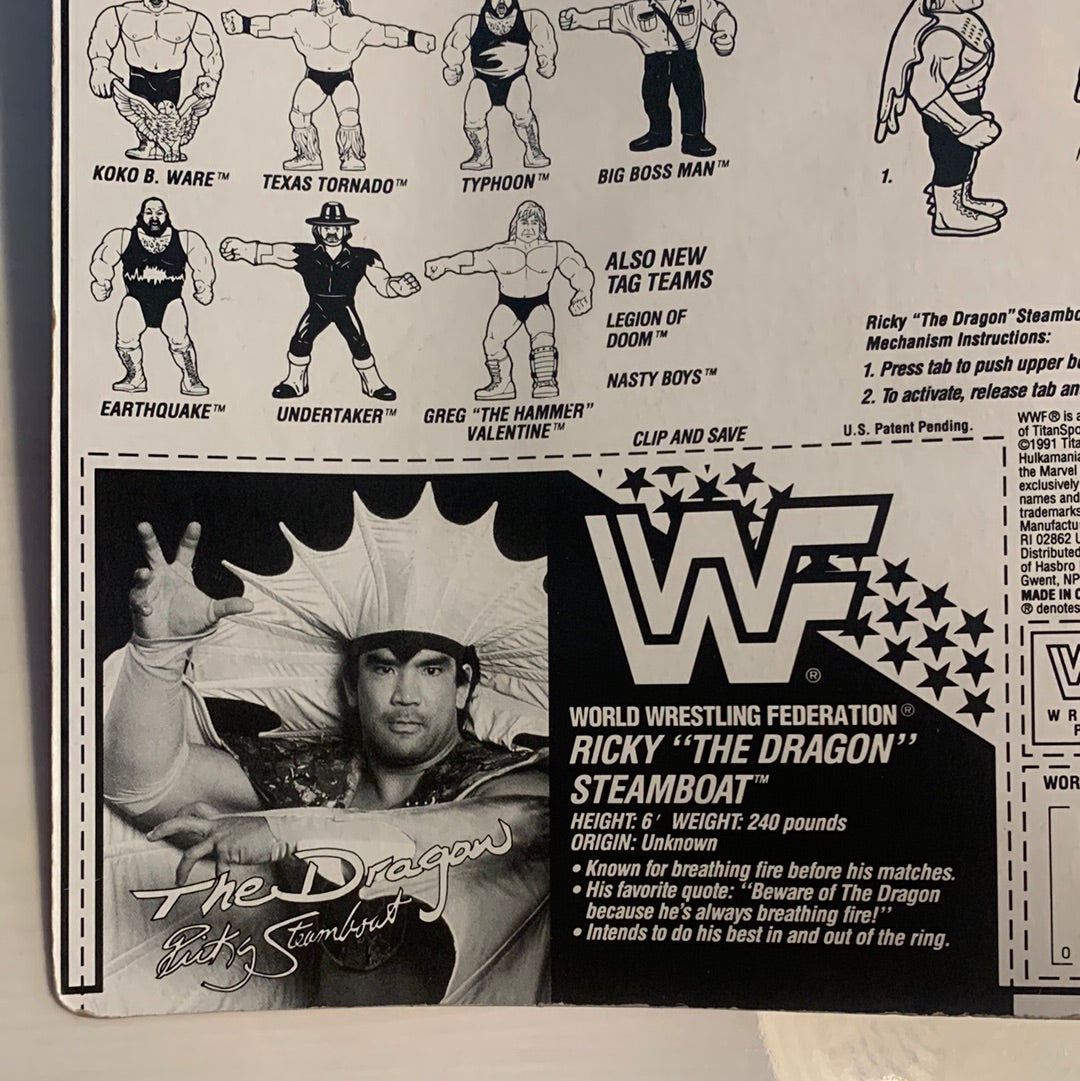 Ricky the Dragon Steamboat Series 4 WWF Hasbro