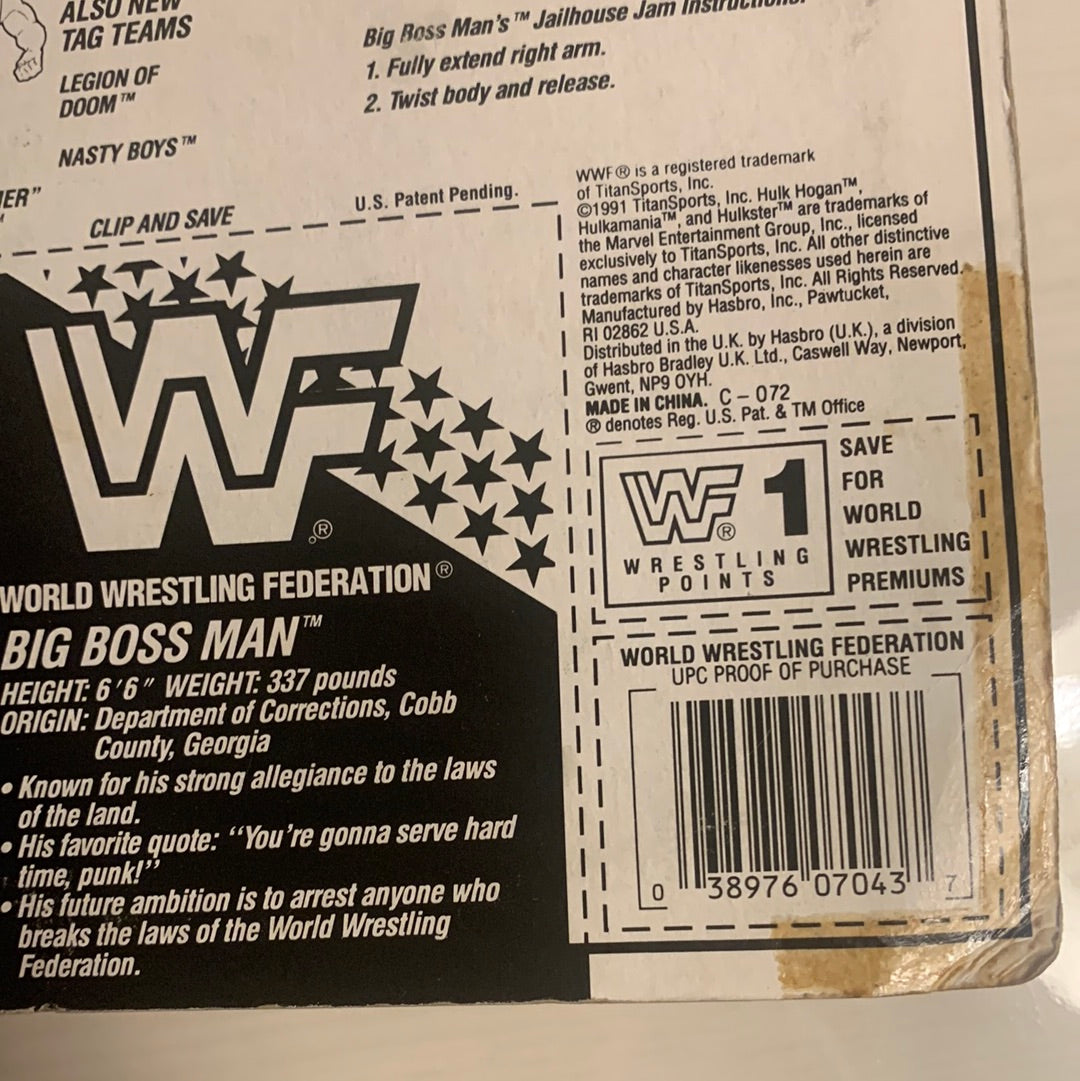Big Boss Man Series 3 WWF Hasbro