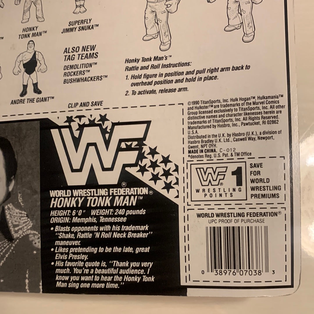 Honky Tonk Man Series 2 WWF Hasbro