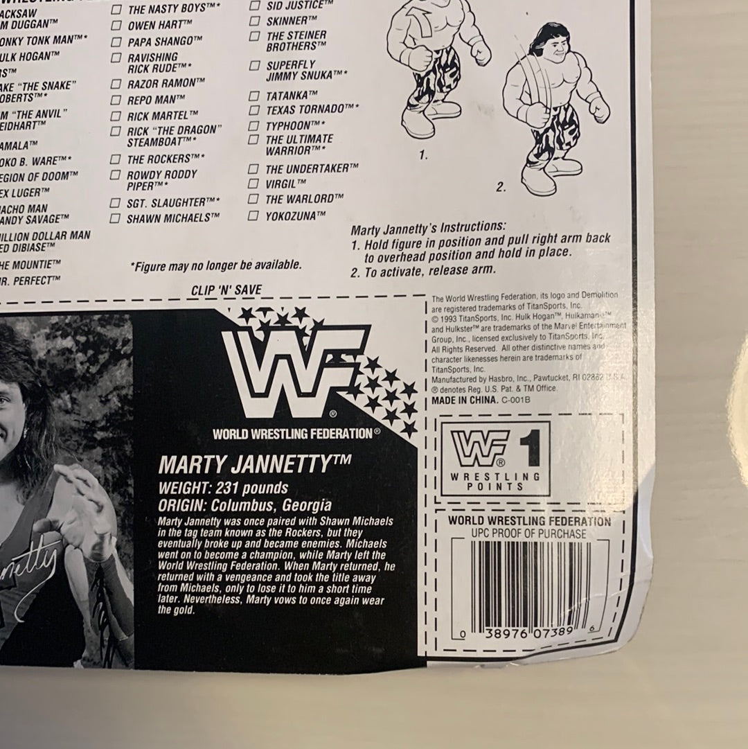Marty Jannetty Series 10 WWF Hasbro