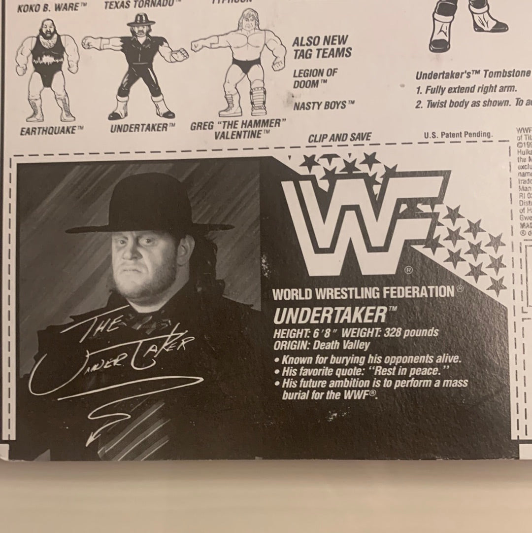 The Undertaker Series 4 WWF Hasbro