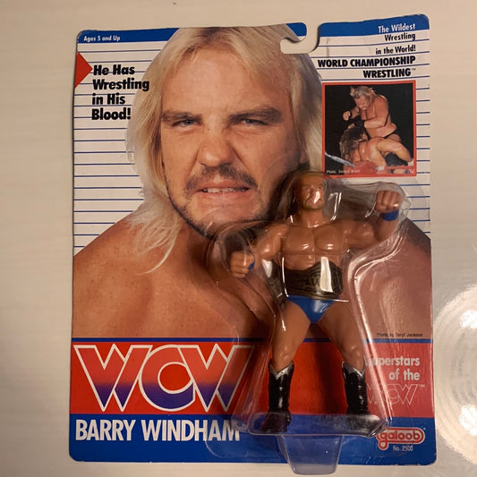 Barry Windham WCW Galoob Blue Trunks UK Exclusive
