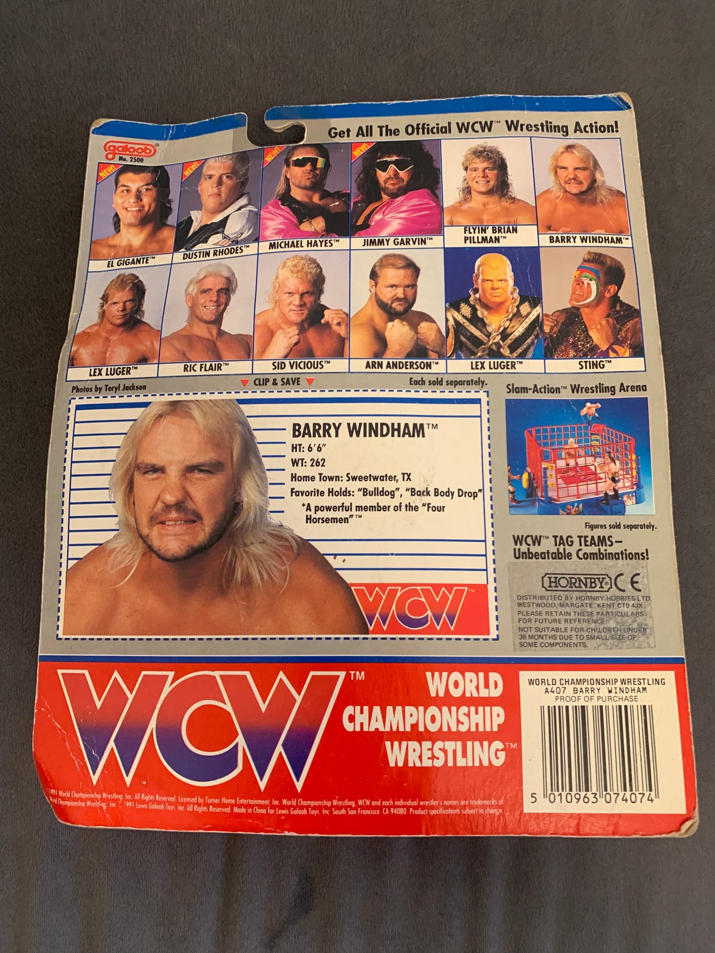 Barry Windham Blue Trunks WCW Galoob