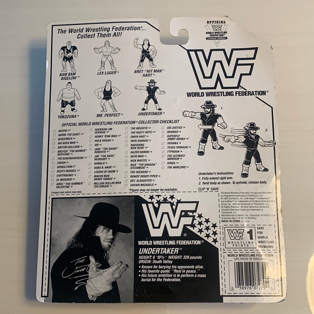The Undertaker Series 8 (opened) WWF Hasbro