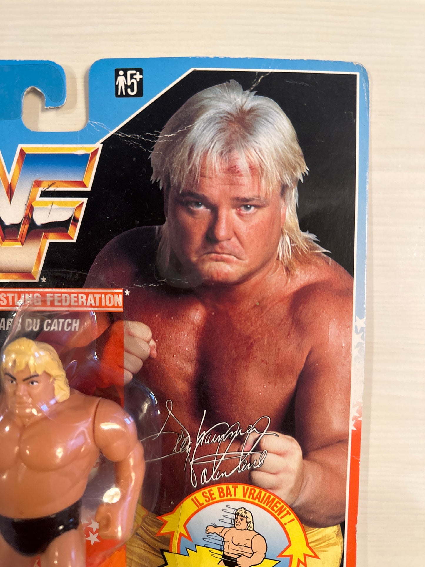 Greg the Hammer Valentine Series 3 WWF Hasbro