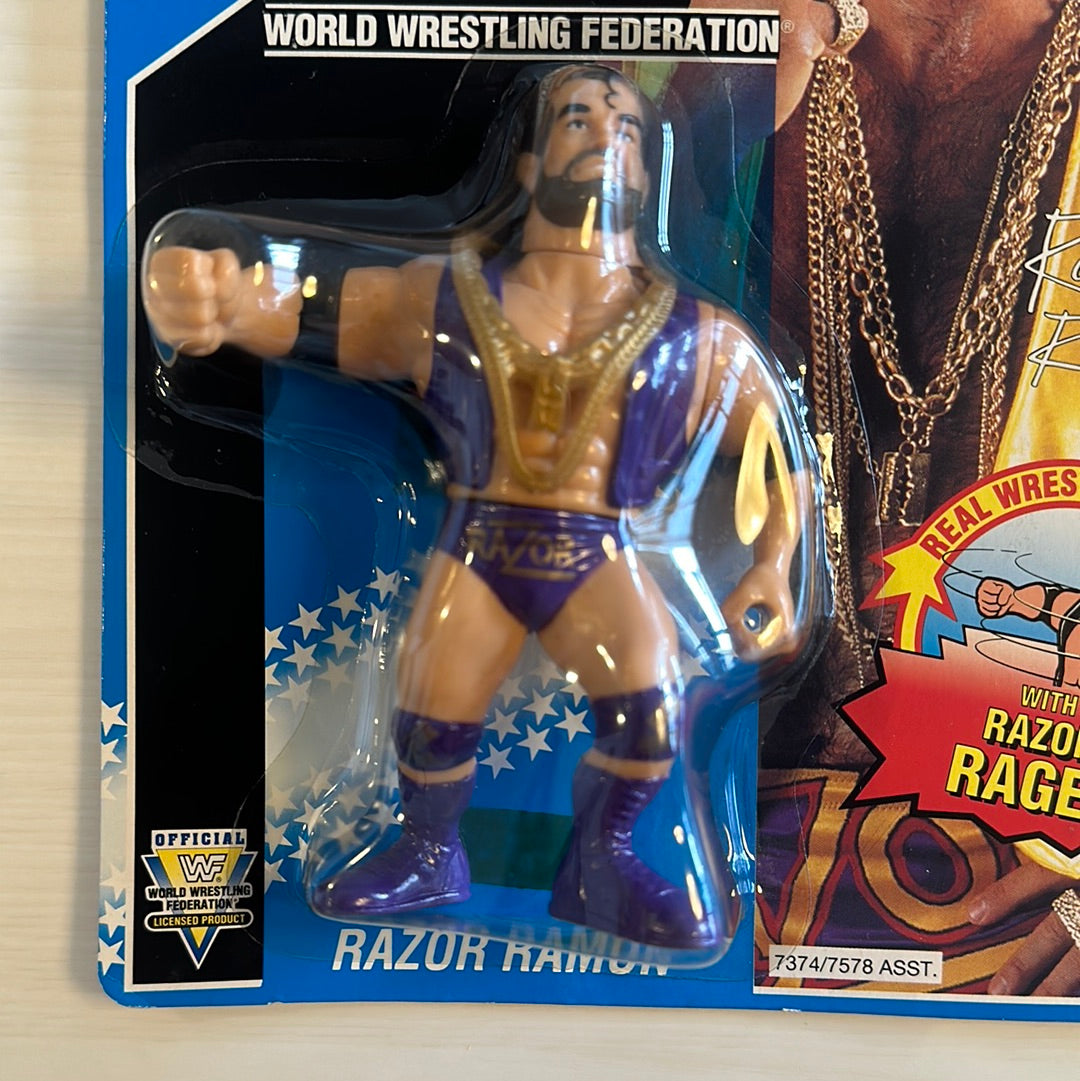 Wwf Hotline Razor Ramon Razor Ramon Series 10 WWF Hasbro Purple – retrofigure