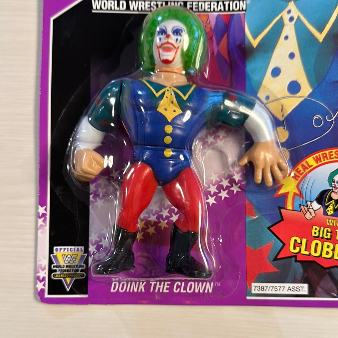 WWF DOINK THE CLOWN HASBRO WRESTLING ACTION FIGURE WWF SERIES 9 1994 deals