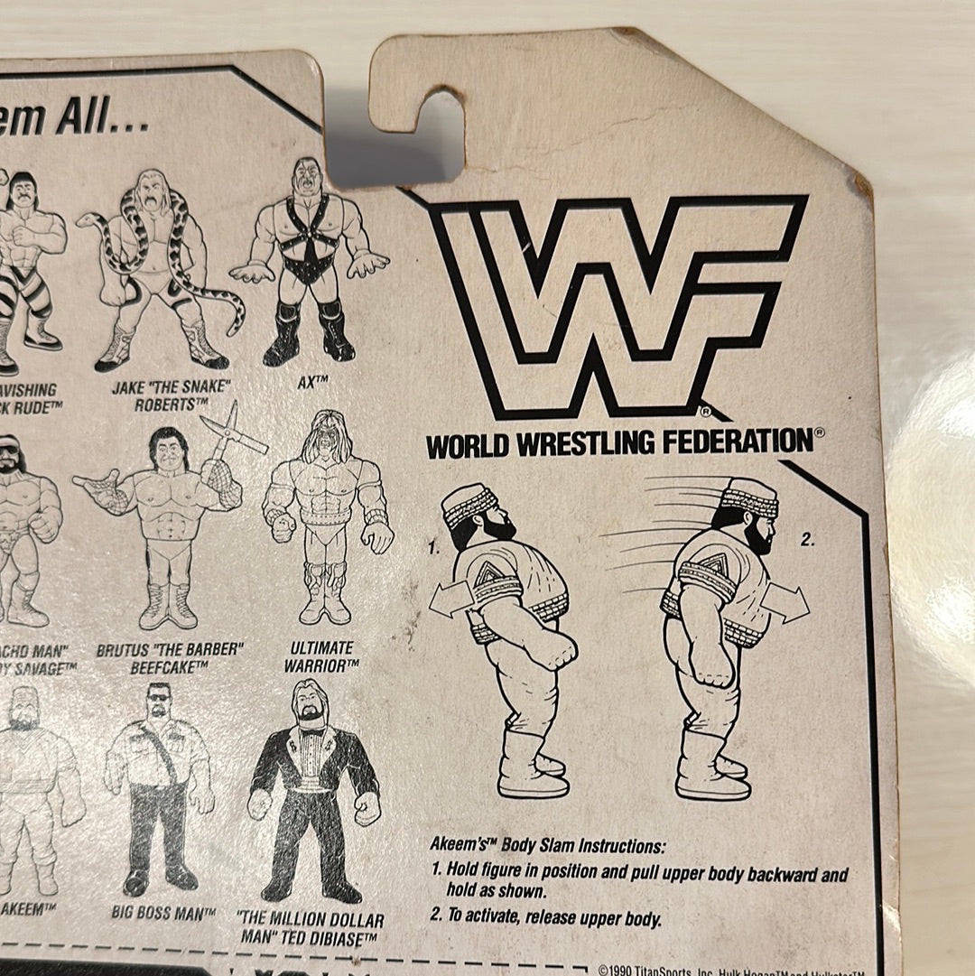Akeem Series 1 WWF Hasbro