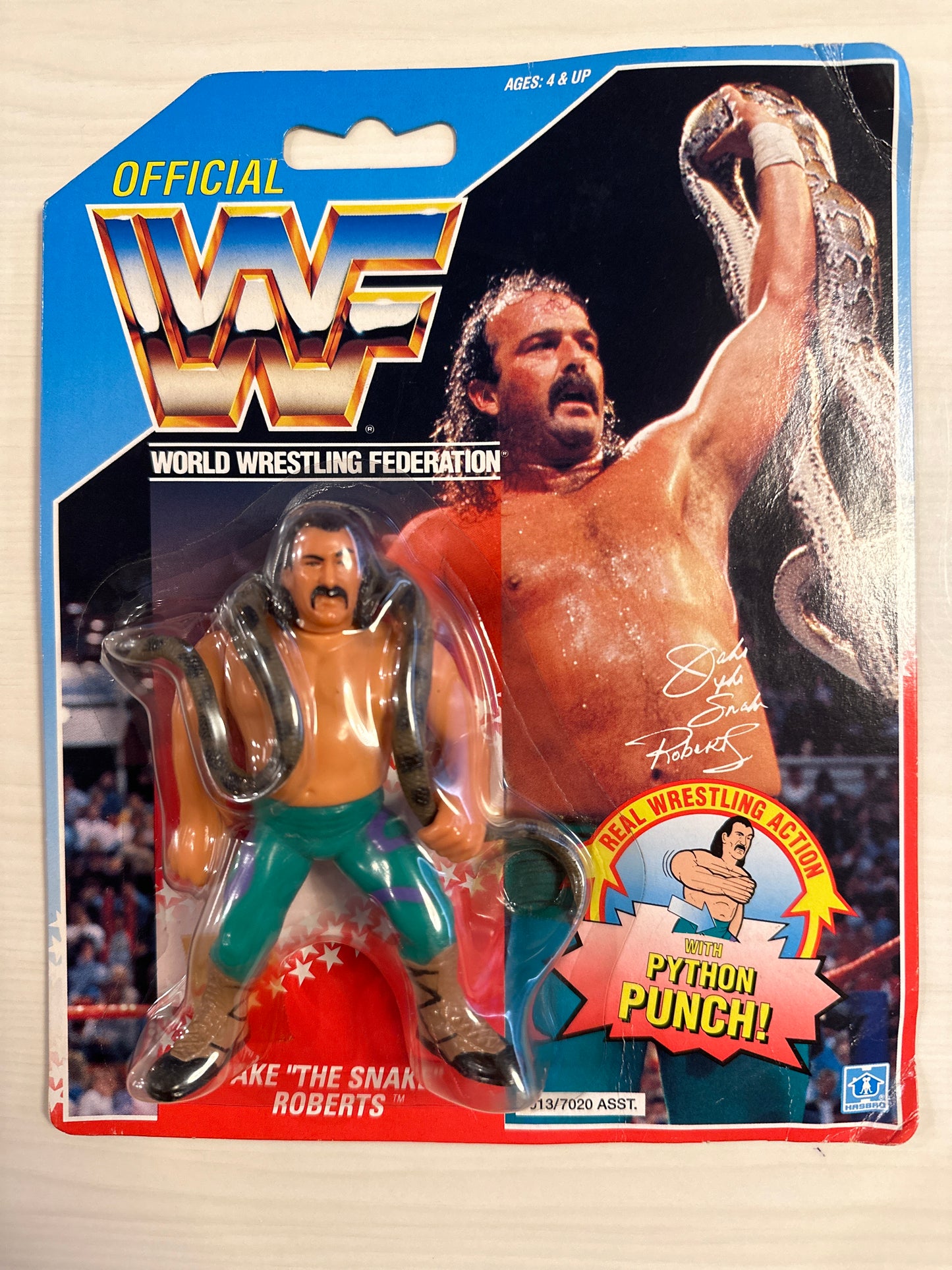 Jake the Snake Roberts Series 1 WWF Hasbro