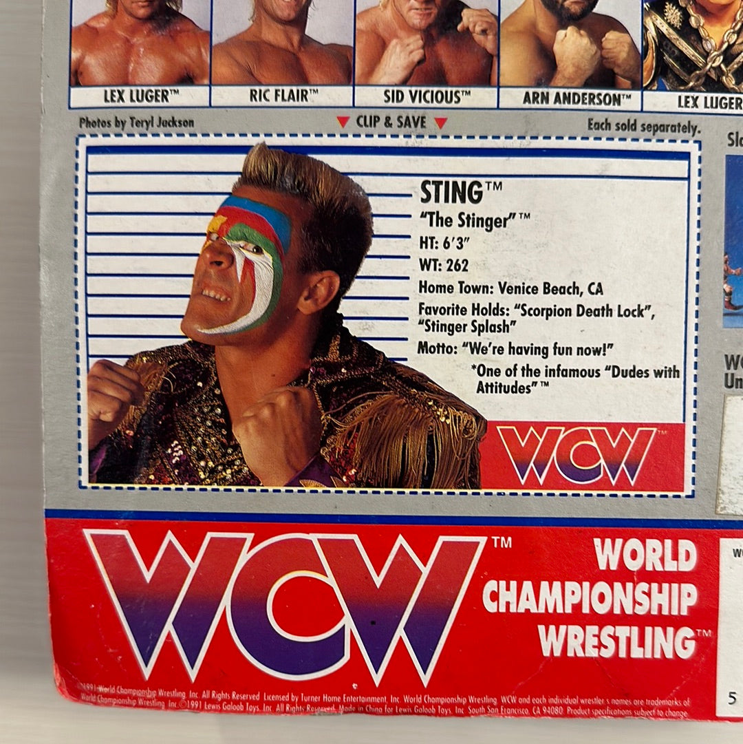 Sting WCW Galoob Pre-ring UK Exclusive