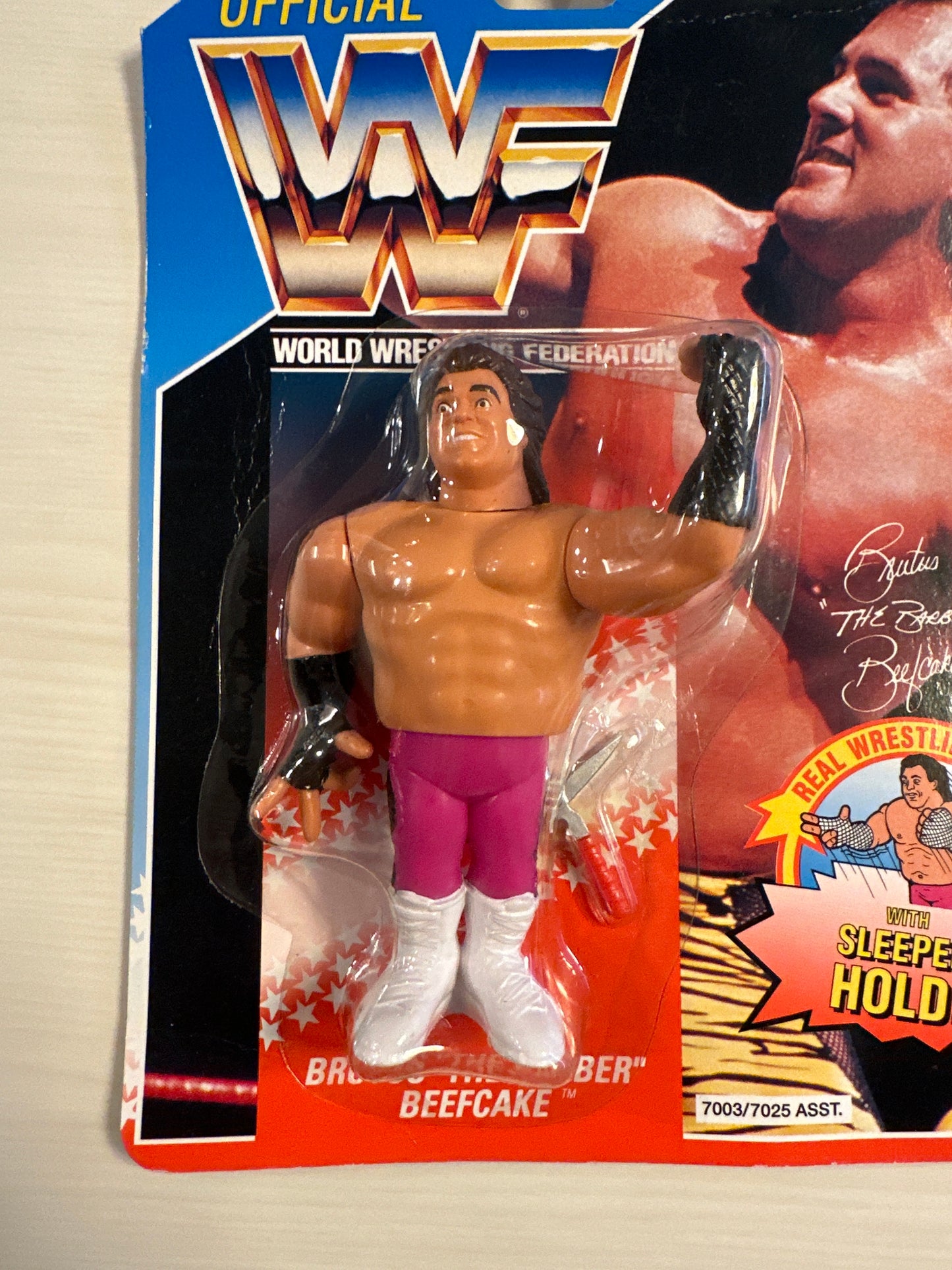 Brutus the Barber Beefcake Series 1 WWF Hasbro