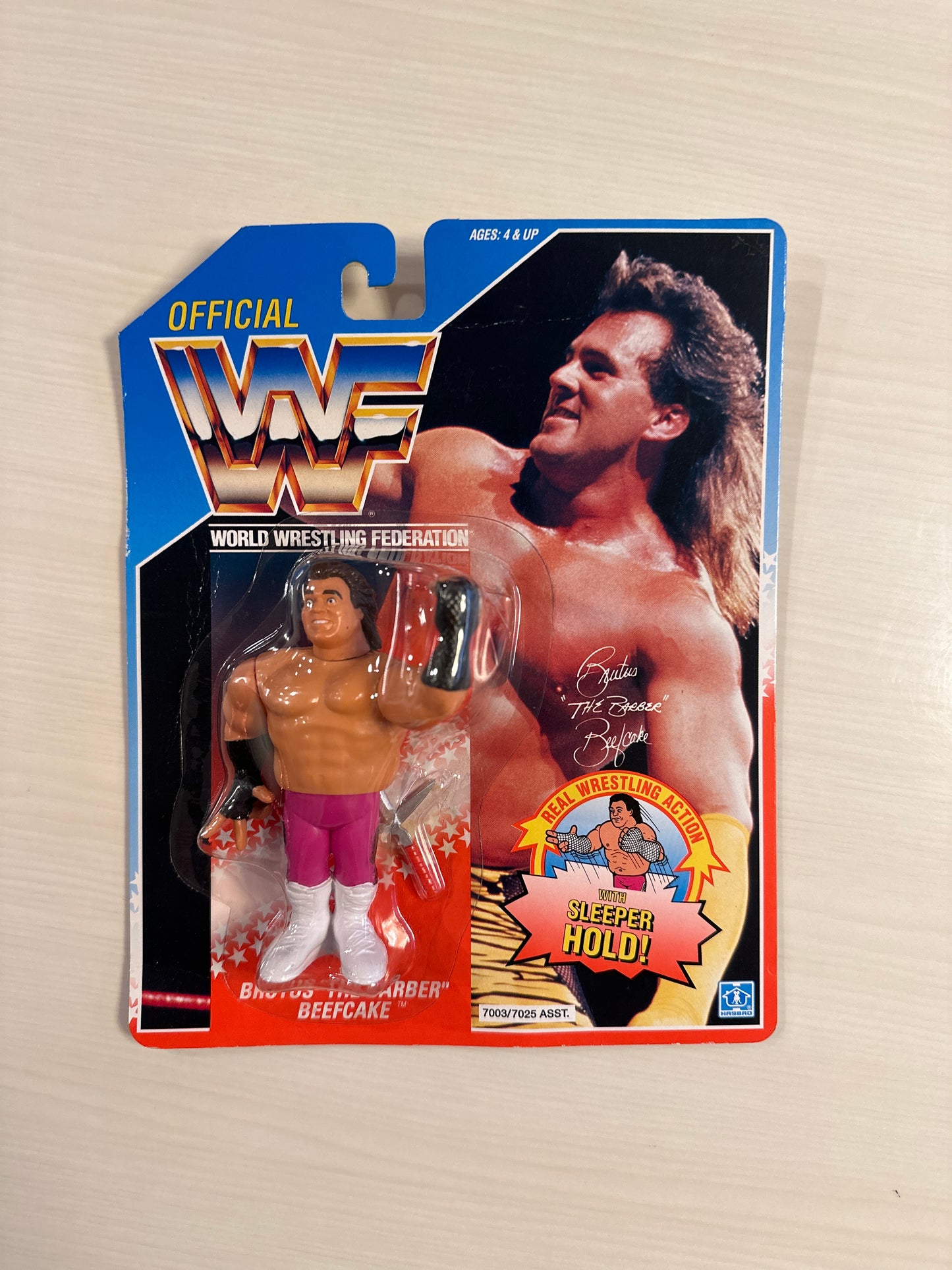 Brutus the Barber Beefcake Series 1 WWF Hasbro