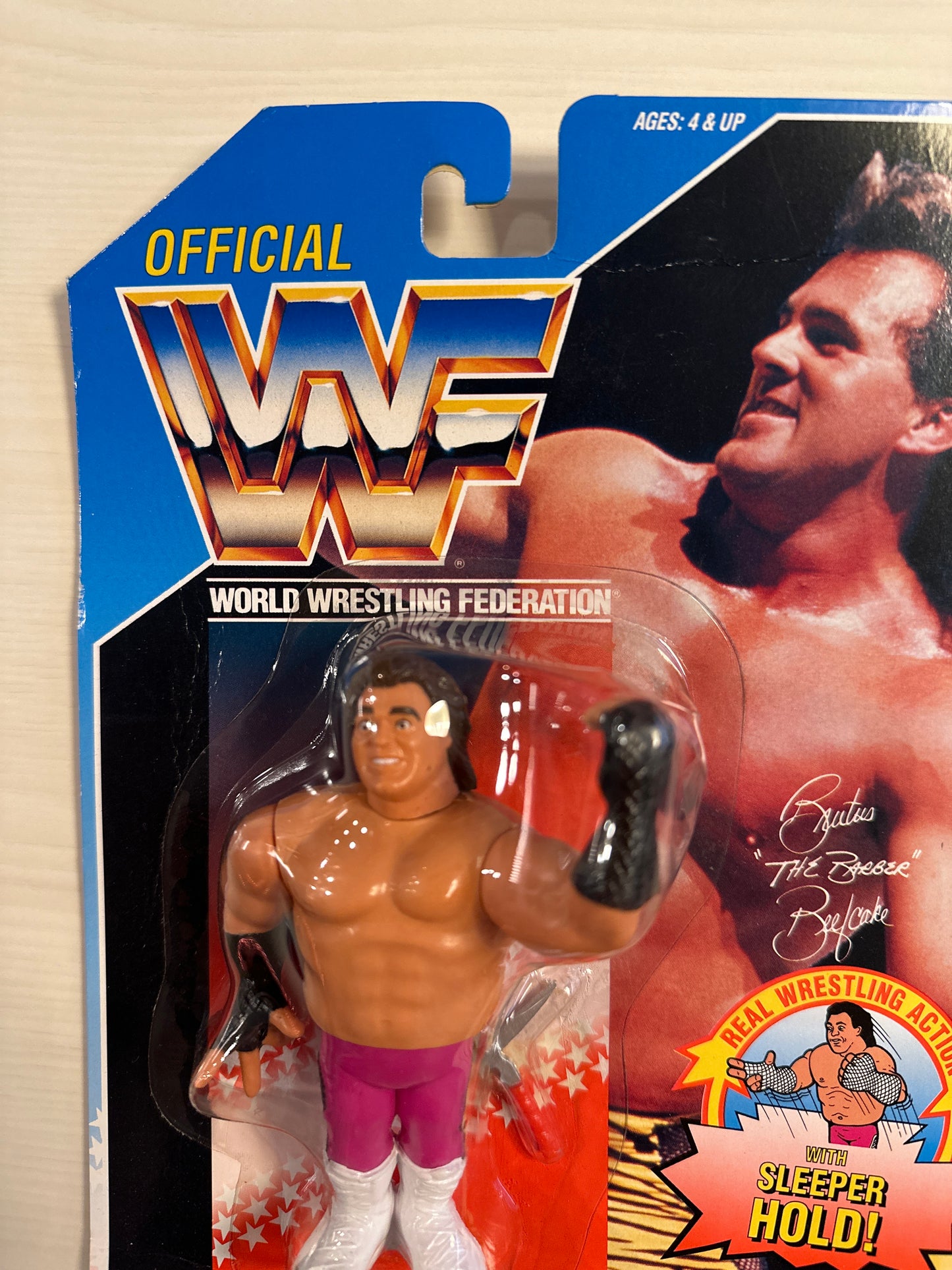 Brutus the Barber Beefcake Series 1 WWF Hasbro