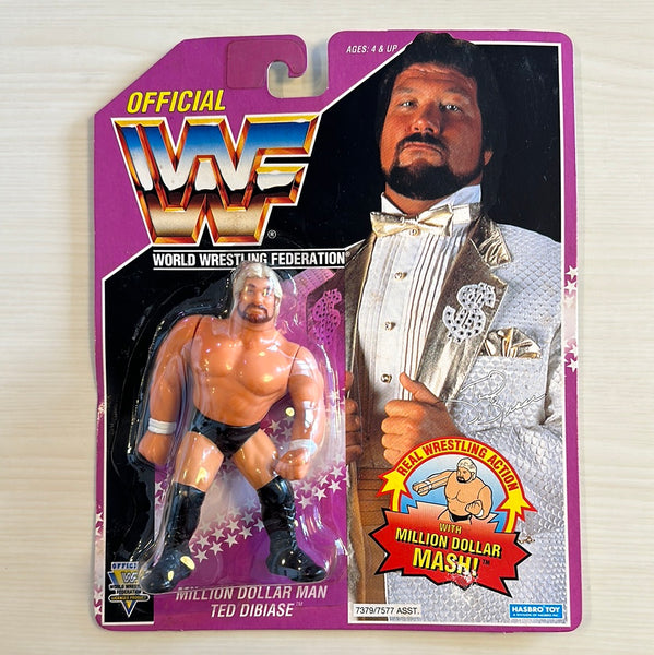 WWF WWE Hasbro Million Dollar Man Ted DiBiase Action Figure popular W Belt 1991