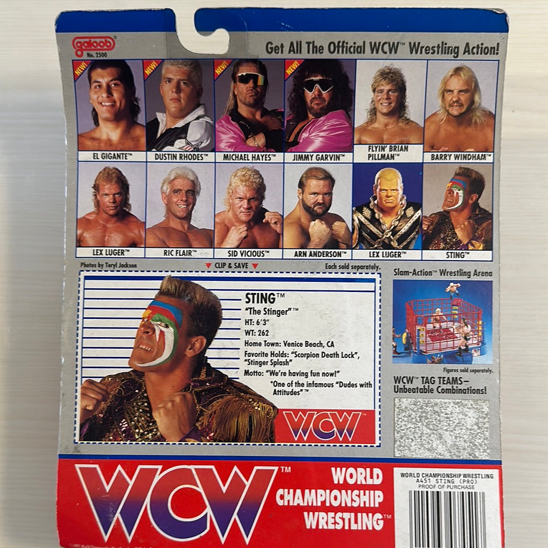 Sting WCW Galoob Pre-ring UK Exclusive