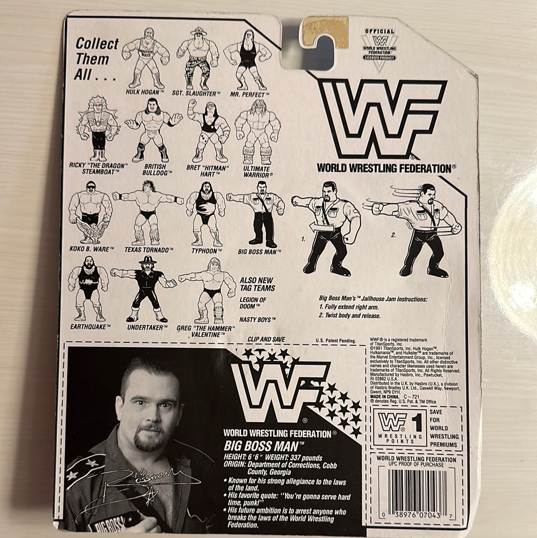 Big Boss Man Series 3 WWF Hasbro