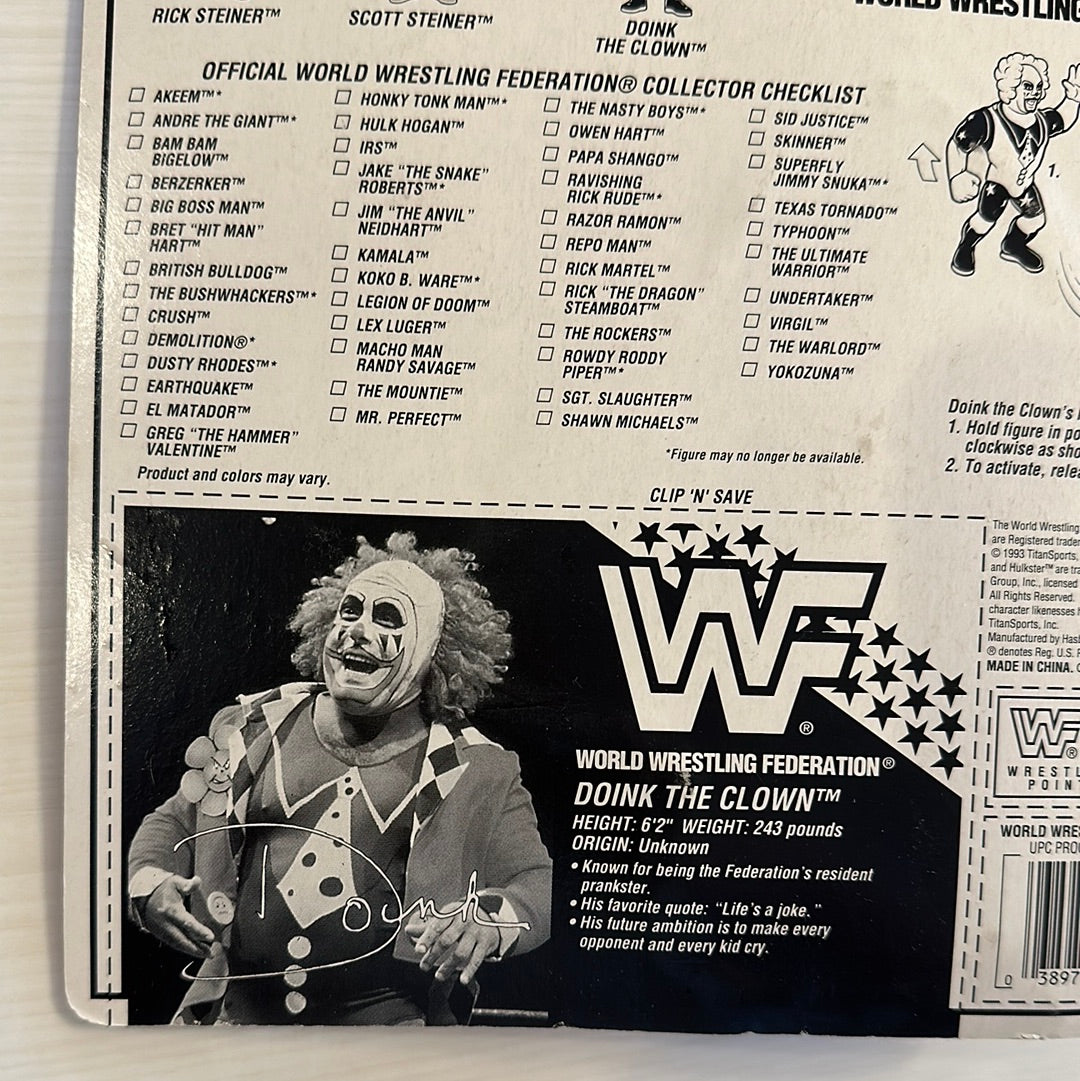 Doink the Clown Series 9 WWF Hasbro