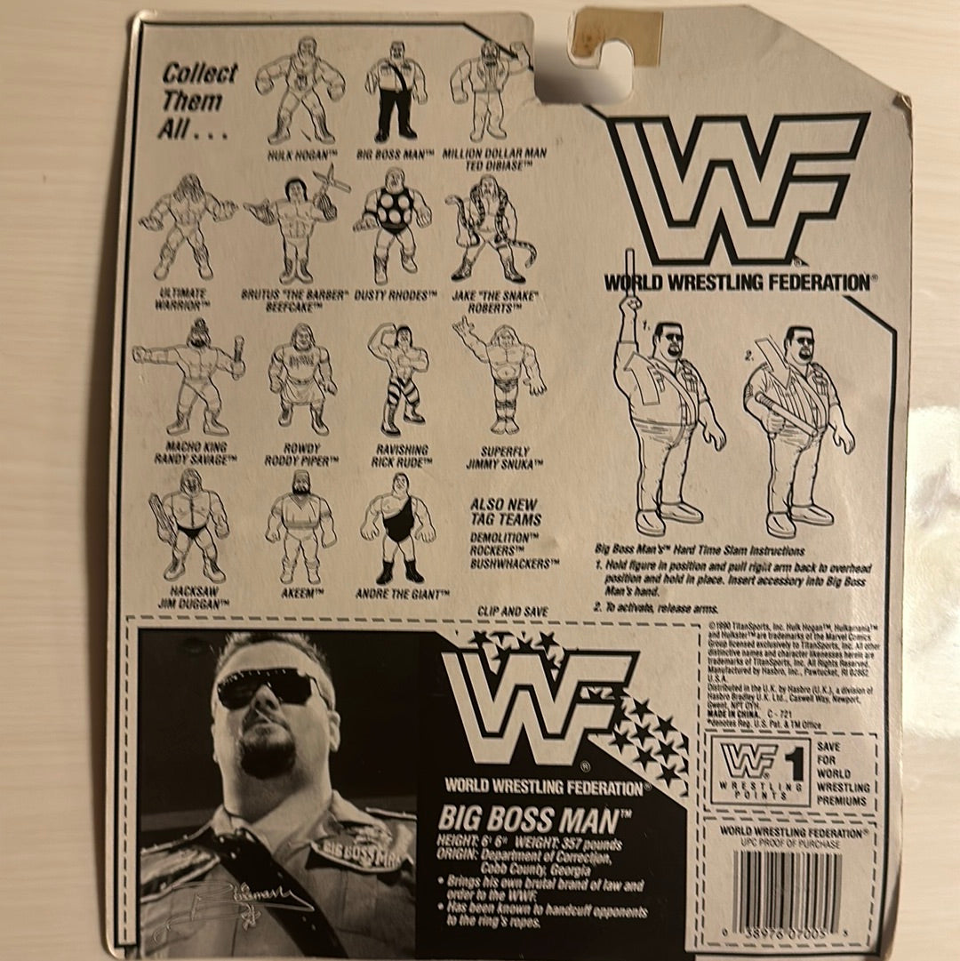Big Boss Man Series 1 WWF Hasbro