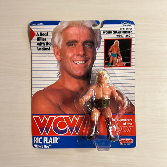 Ric Flair WCW Galoob Red Trunks UK Exclusive