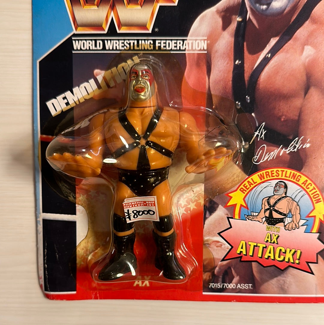 WWF Hasbro - Demolition Smash (loose avec carte USA WWF Hasbro - Demolition Smash (loose avec carte USA