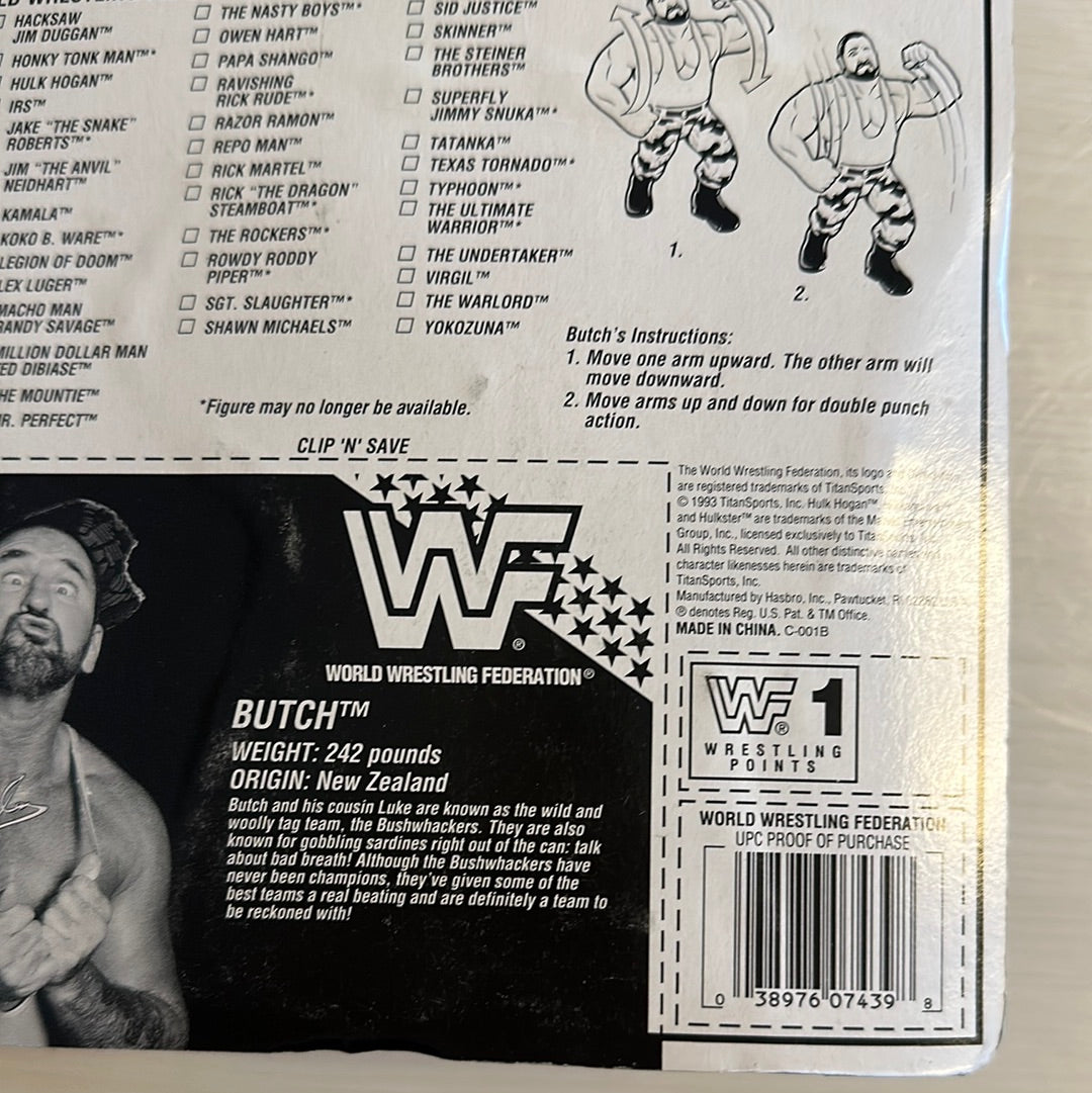 Butch the Bushwhacker Series 10 WWF Hasbro