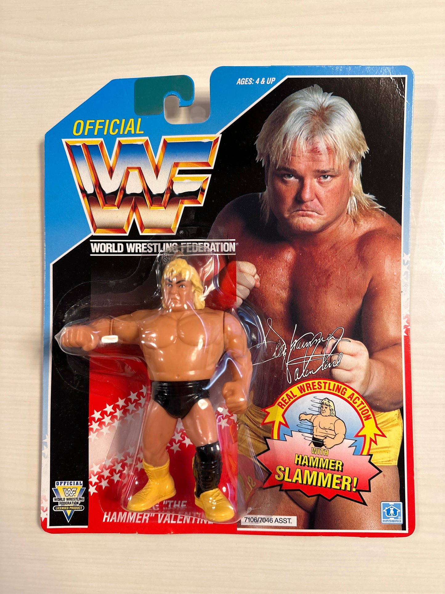 Greg the Hammer Valentine Series 3 WWF Hasbro