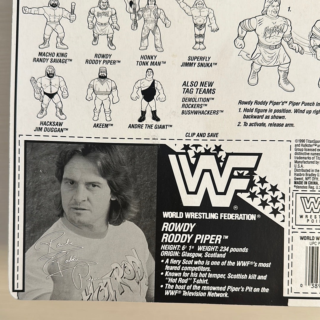 Rowdy Roddy Piper Series 2 WWF Hasbro