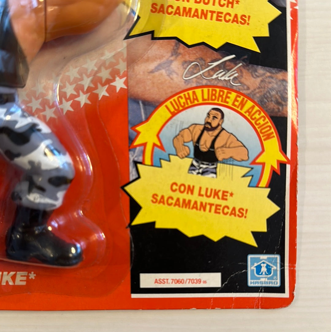 The Bushwhackers Series 2 WWF Hasbro foreign card