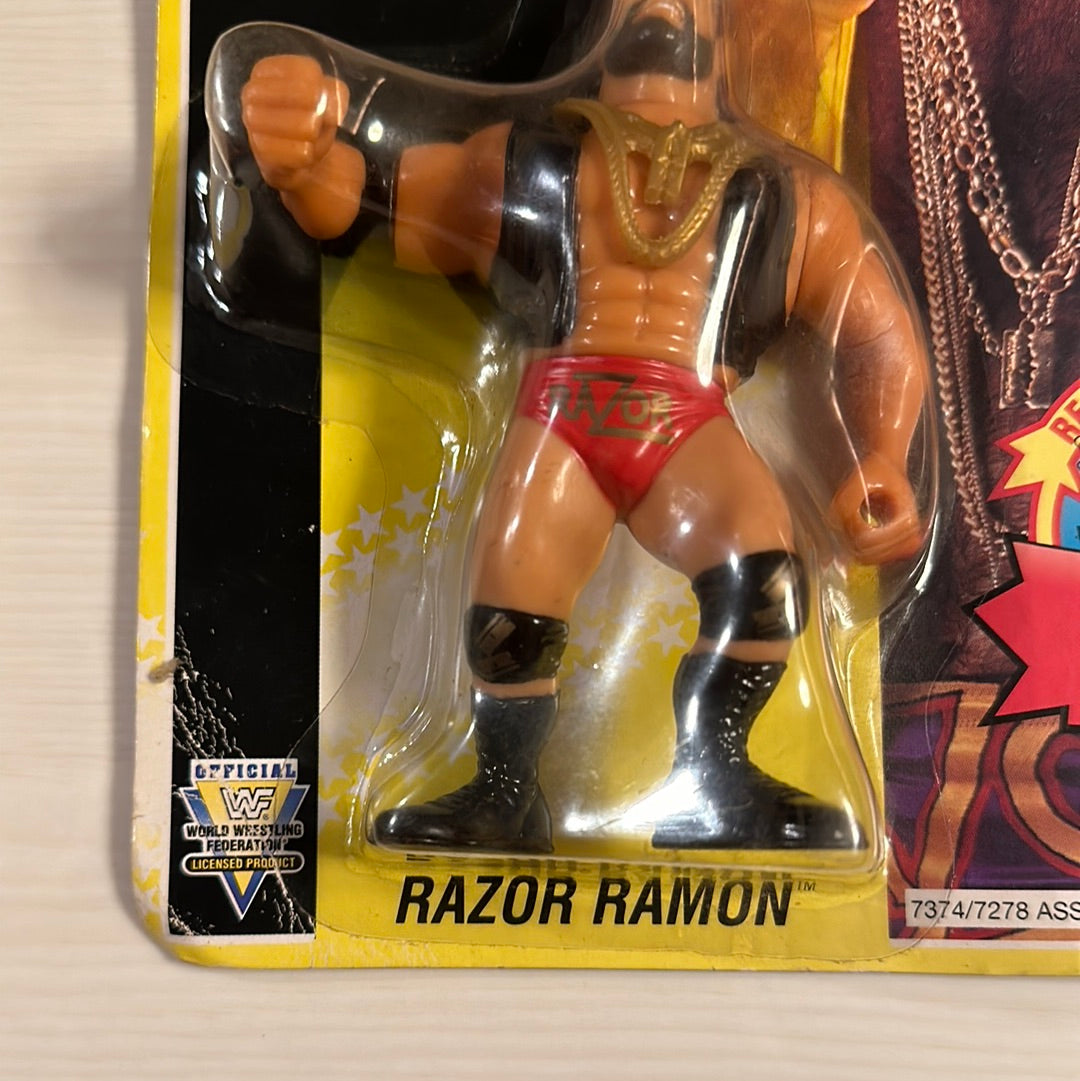 Razor Ramon Flashback Figure Razor Ramon Series 7 WWF Hasbro – retrofigure