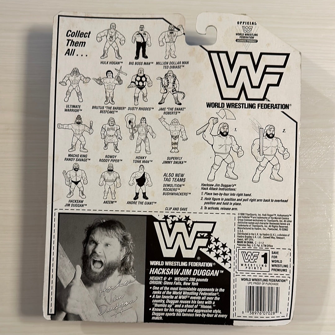 Hacksaw Jim Duggan Series 2 WWF Hasbro