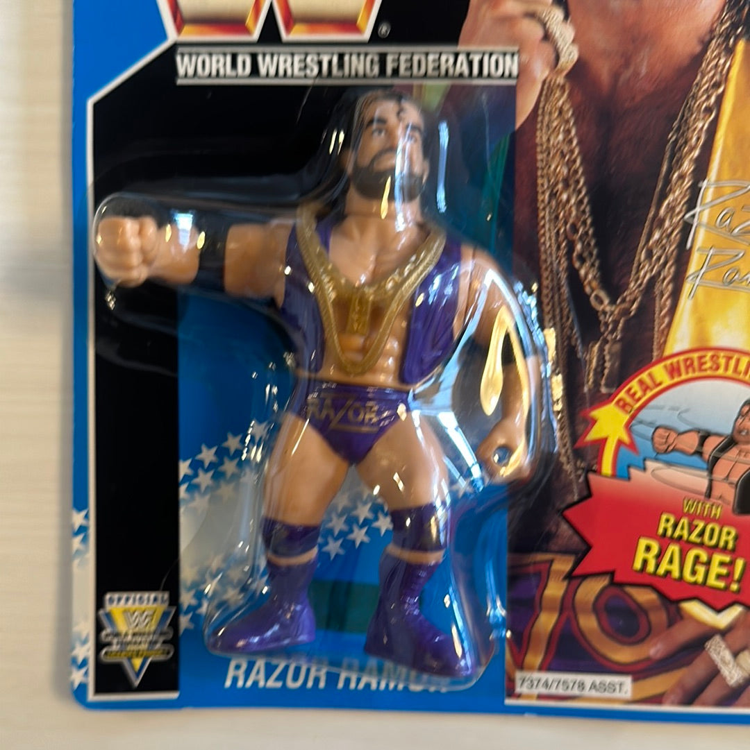 Wwf Fake Razor Ramon Razor Ramon Series 10 WWF Hasbro Purple – retrofigure