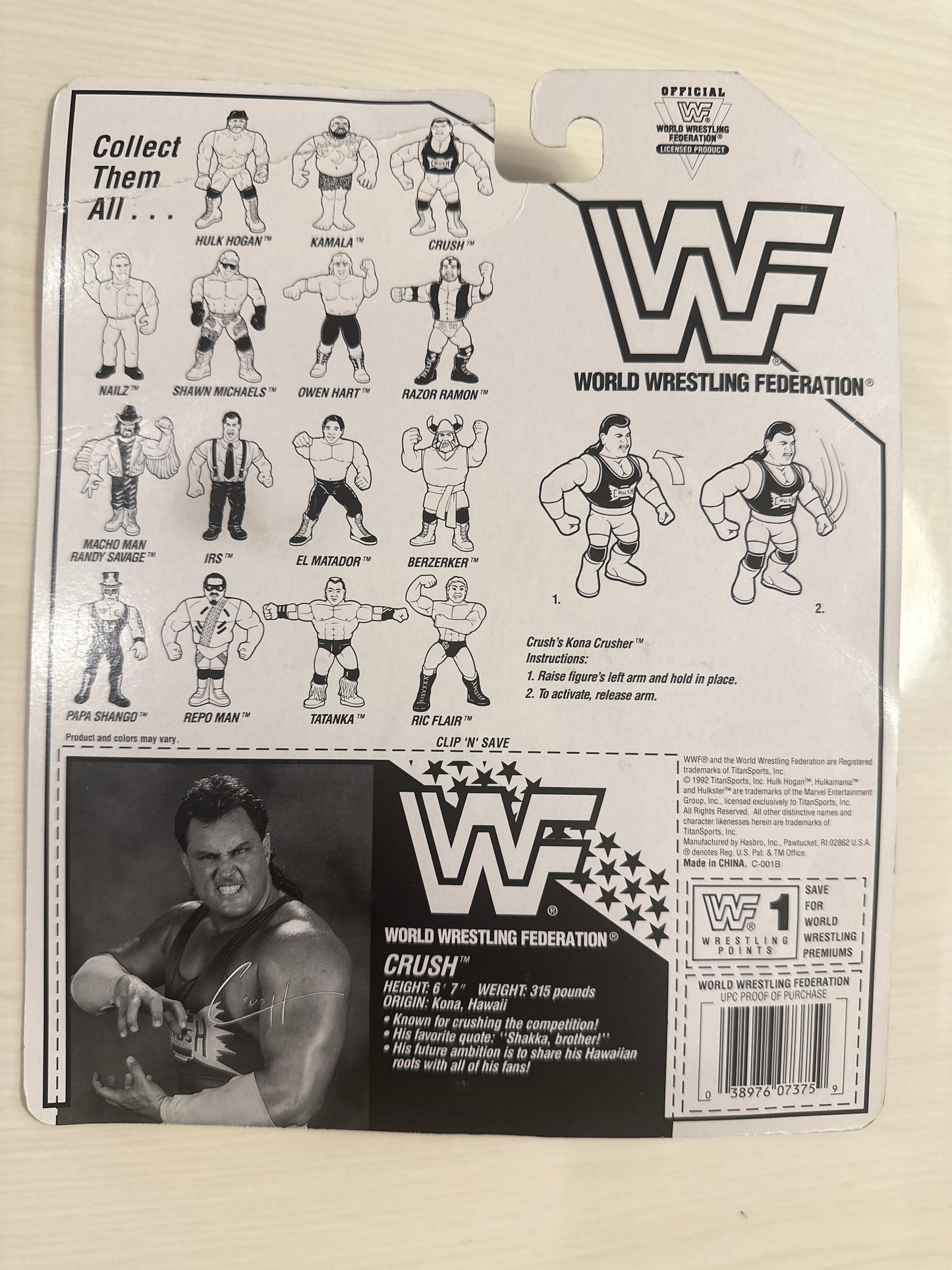 Crush Series 7 WWF Hasbro