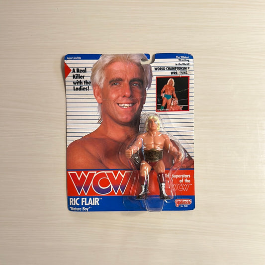 Ric Flair WCW Galoob Red Trunks UK Exclusive