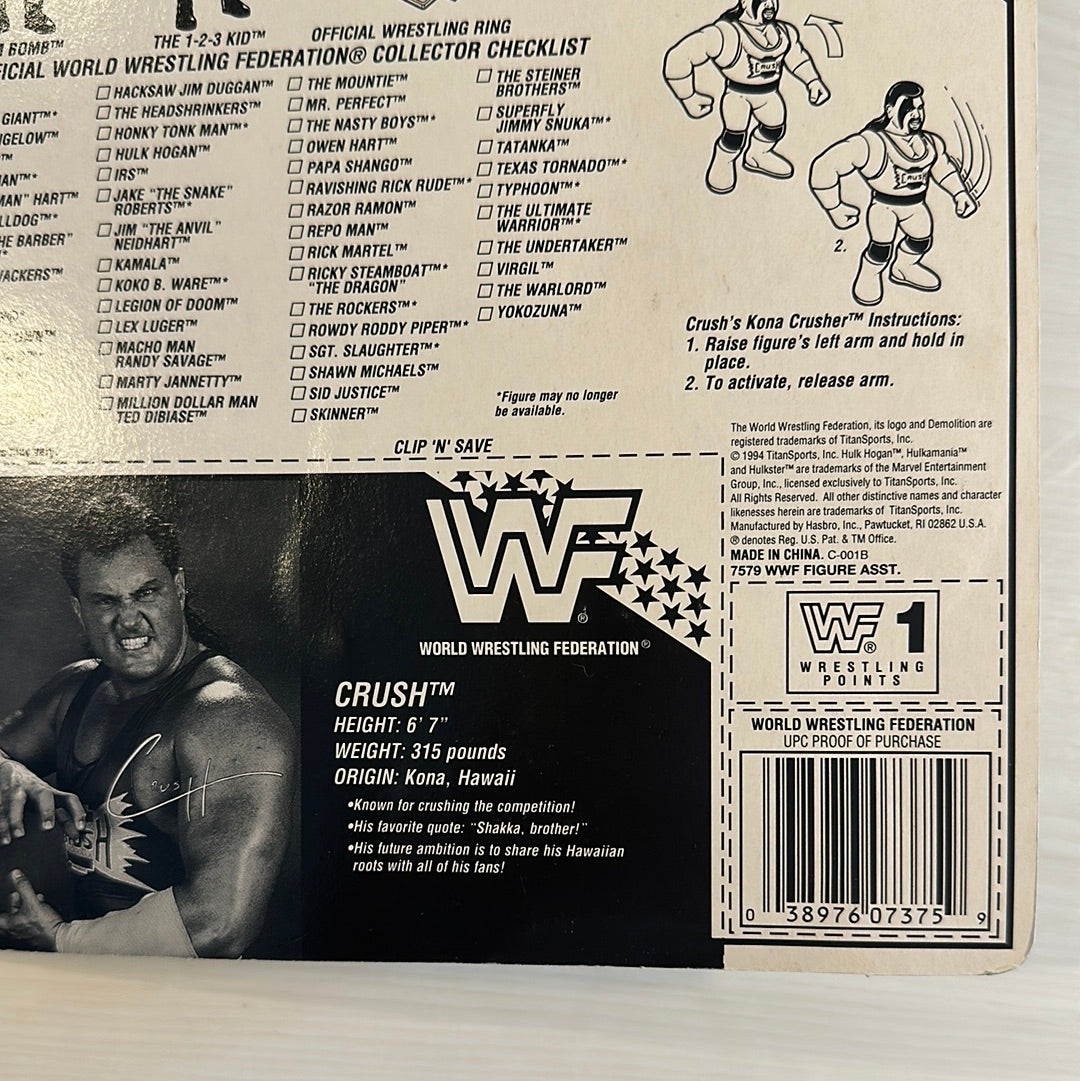 Crush Series 11 Green Card WWF Hasbro