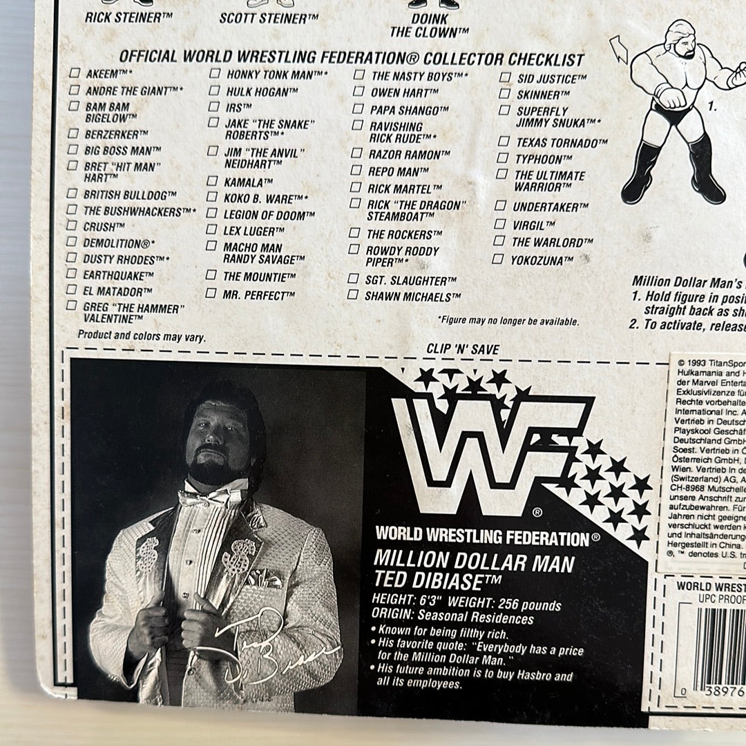 Million Dollar Man Series 9 WWF Hasbro