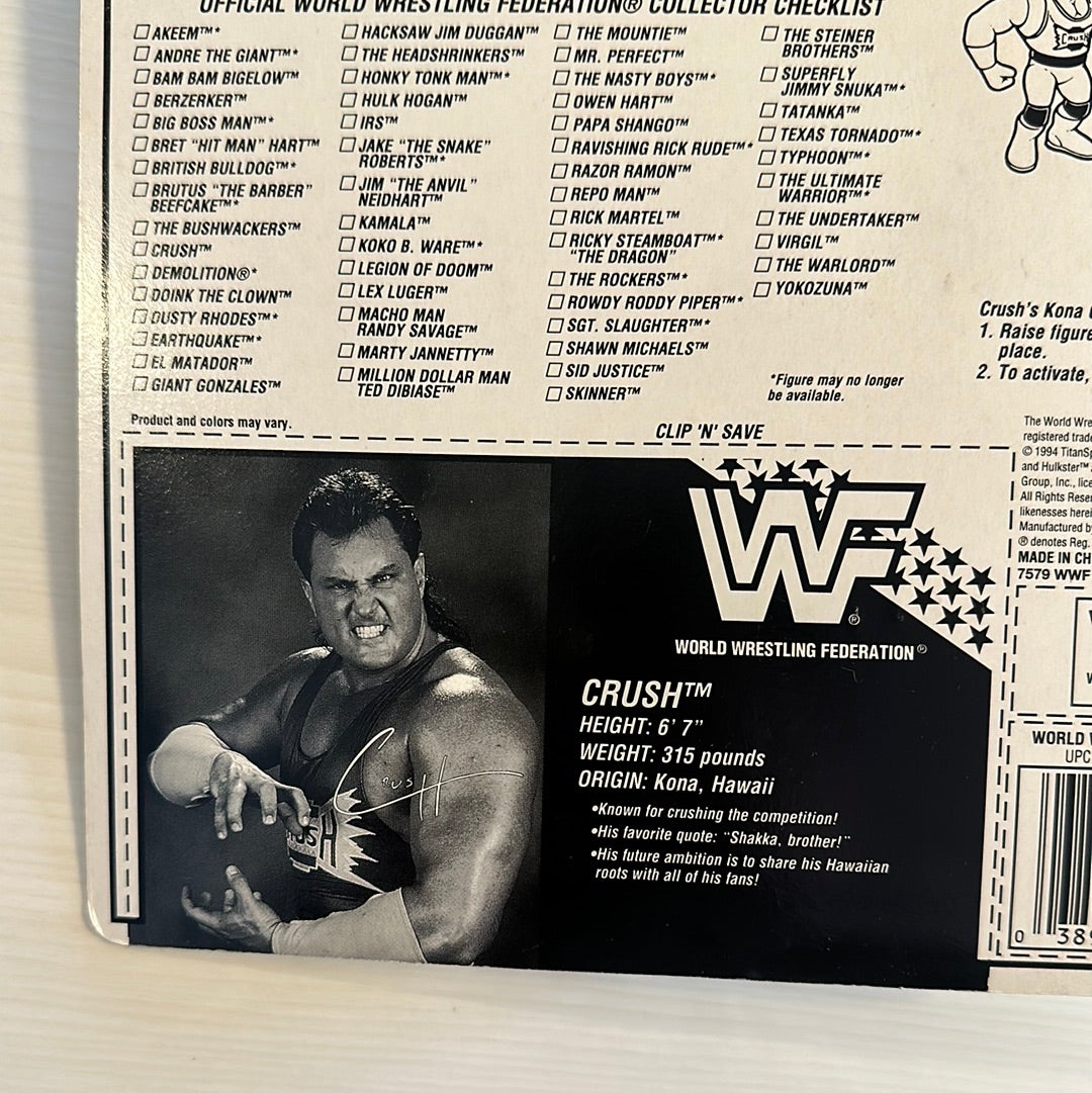 Crush Series 11 Green Card WWF Hasbro