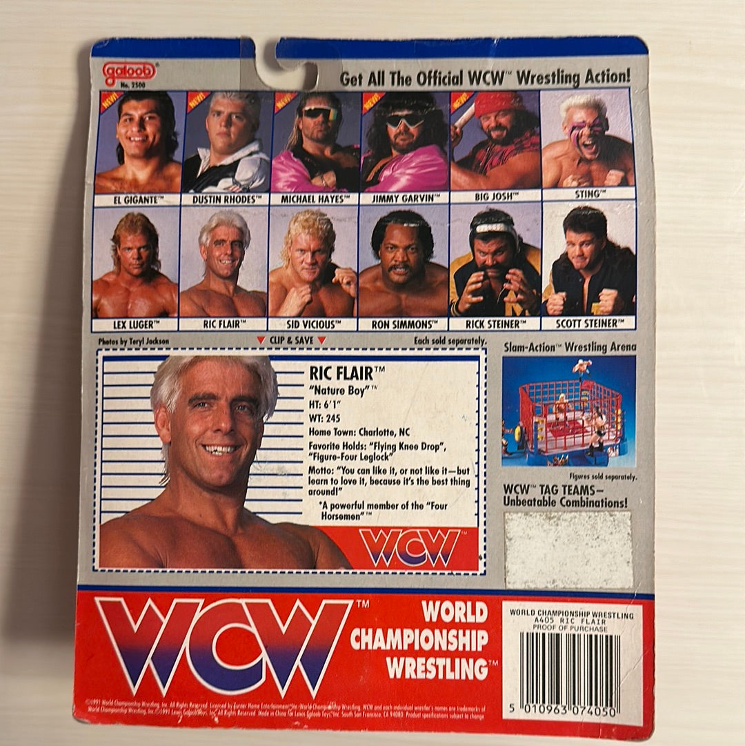 Ric Flair WCW Galoob Red Trunks UK Exclusive