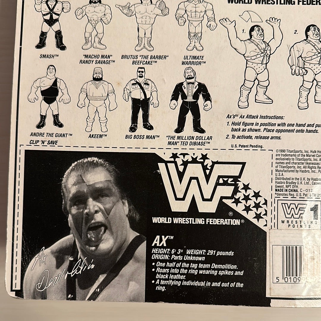 Demolition Ax Series 1 WWF Hasbro